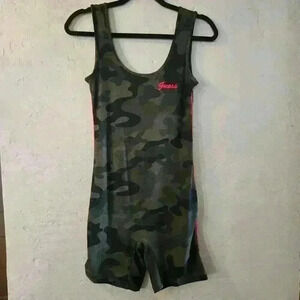 Guess Ronnie Athletic Romper Brooks Camo size medium